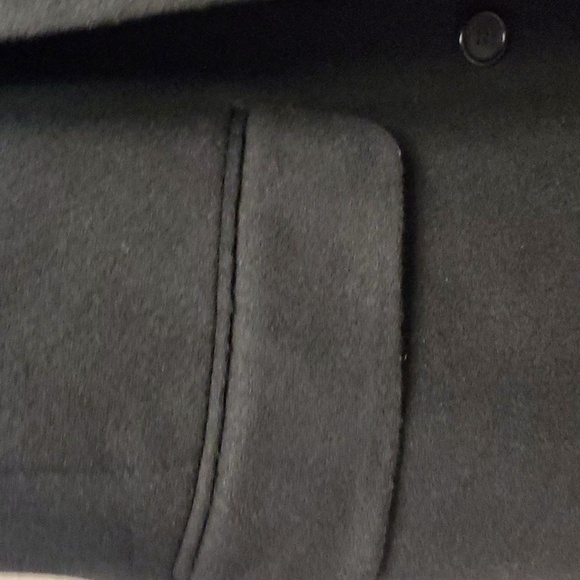 Mens Wool Coat,Black by BOSTON'S TRADERS - Picture 10 of 14